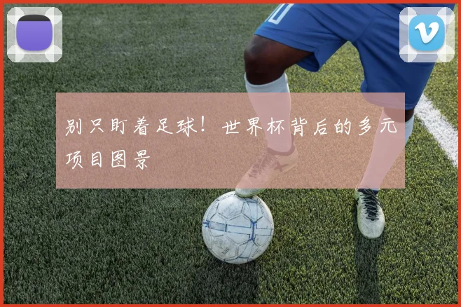 别只盯着足球！世界杯背后的多元项目图景