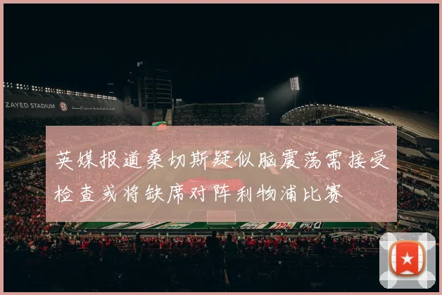 英媒报道桑切斯疑似脑震荡需接受检查或将缺席对阵利物浦比赛